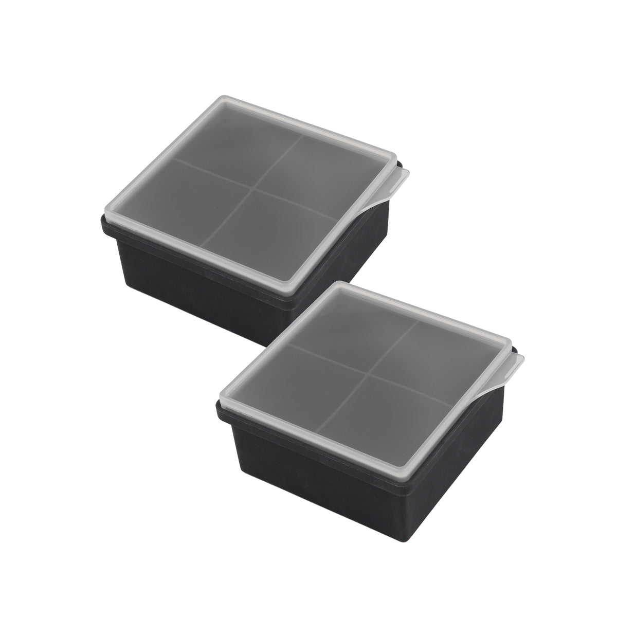 American Metalcraft SMSC4 Ice Mold 4-1/2L X 4-1/2W X 2H (4) 2 Square  Cubes