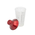Red Stainless Steel Glass Recipe Shaker