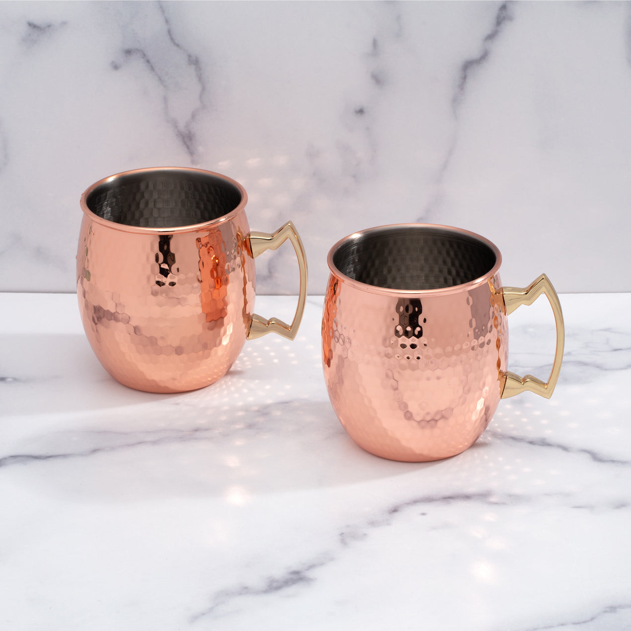 20 Oz Hammered Copper Moscow Mule Mugs, Set Of 2 – Cambridge Silversmiths®