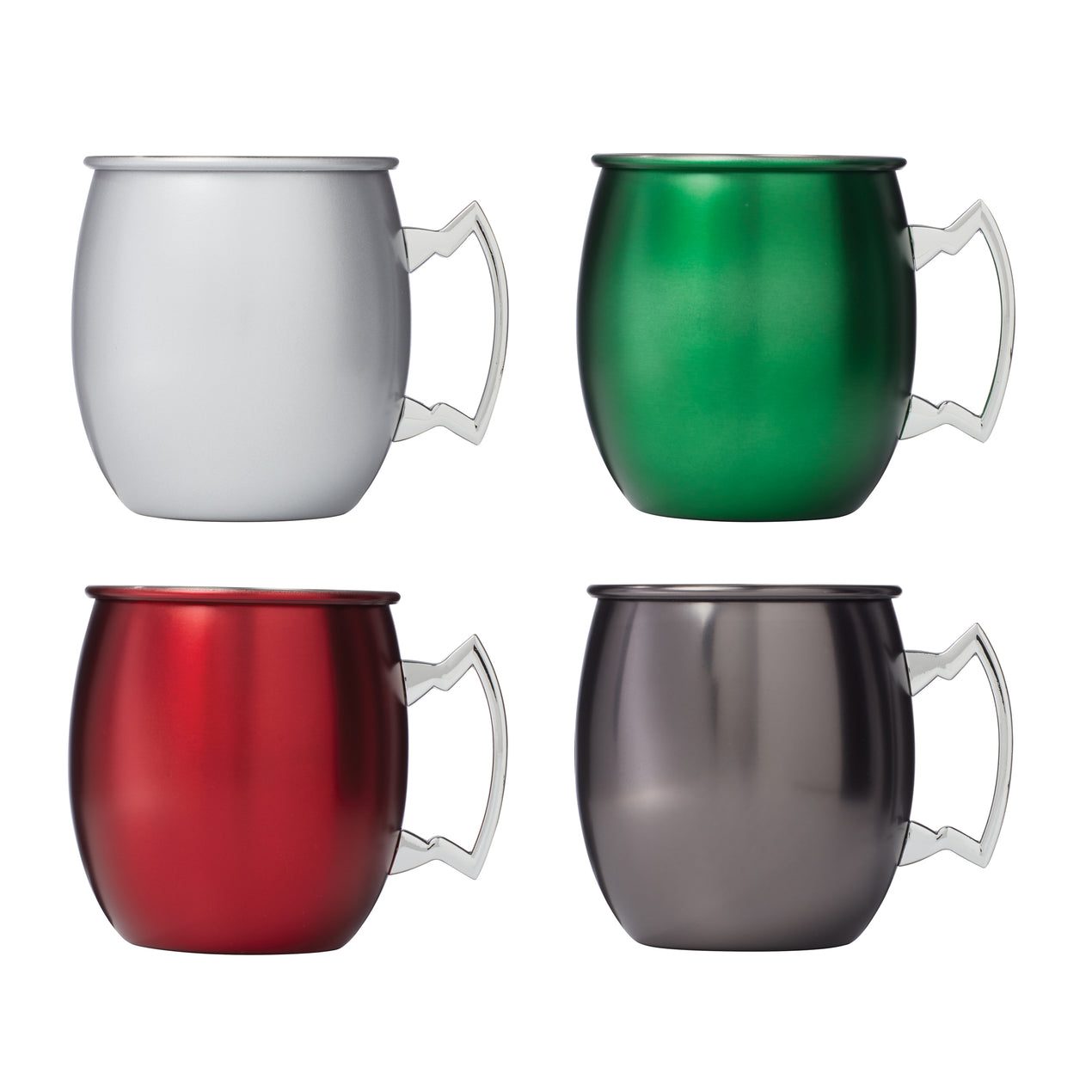 Festive Fall Glass Coffee Mugs - Set of 4