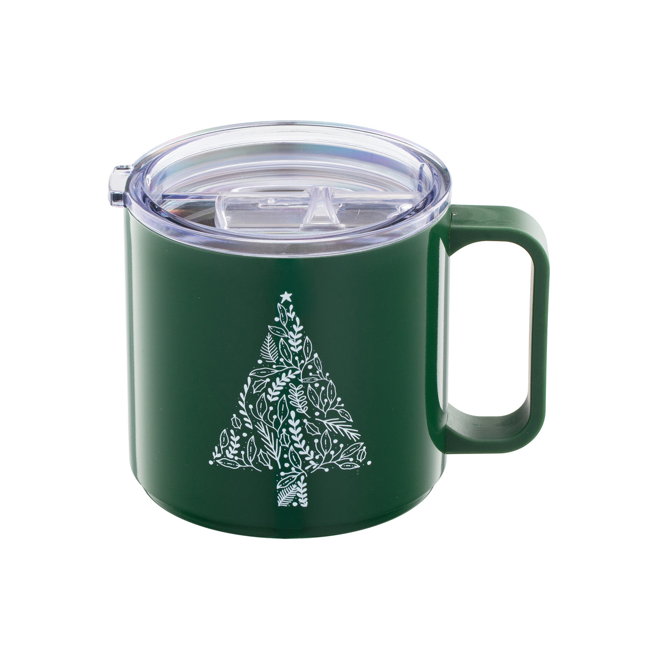 Cambridge Stackable Tree Insulated Coffee Mugs, Set of 2 - Green