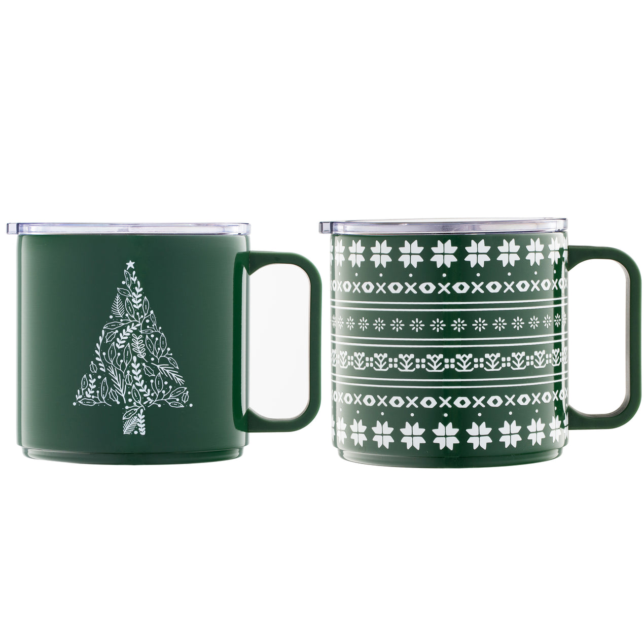 20 Oz Stackable Evergreen Coffee Mugs, Set Of 2 – Cambridge Silversmiths®