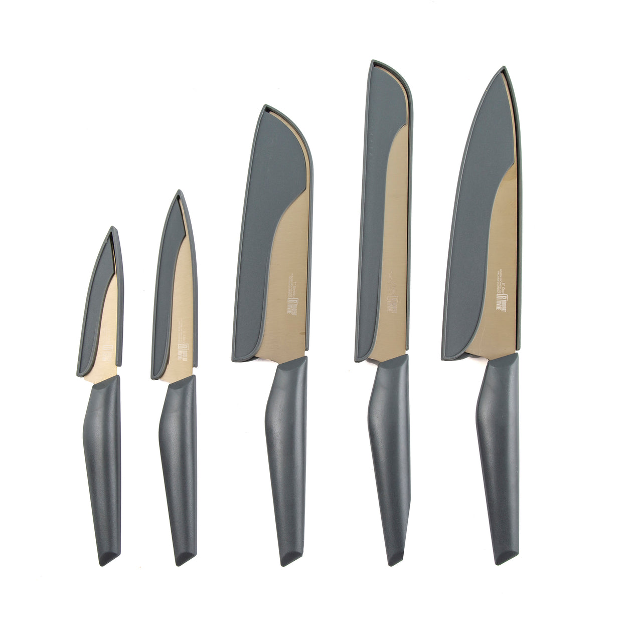 Robert Irvine 10-Piece Cutlery Set, Grey/Champagne – Cambridge Silversmiths®