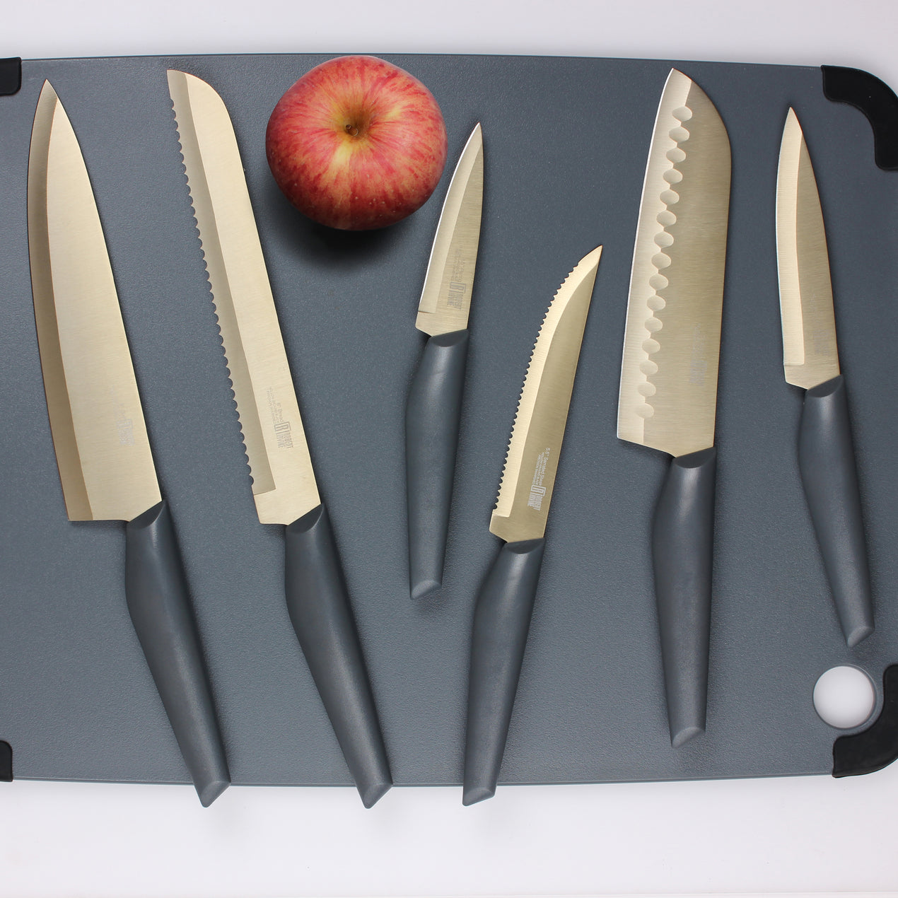 Robert Irvine 10-Piece Cutlery Set, Grey/Champagne – Cambridge Silversmiths®