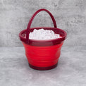 Robert Irvine 5 Qt Red Collapsible Ice Bucket