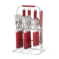 Temptation Red 16-Piece Set with Rack