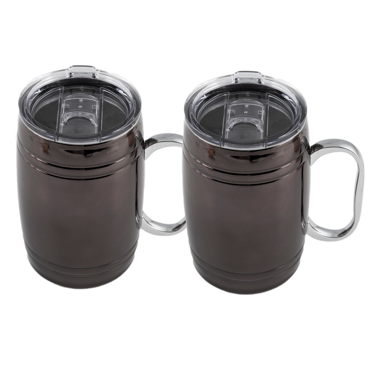 Stainless Steel Mug, Barrel Mug, Coffee Mug, Beer Mug 16oz (2)
