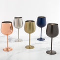 18 Oz Stainless Steel Wine Glasses, Set of 4