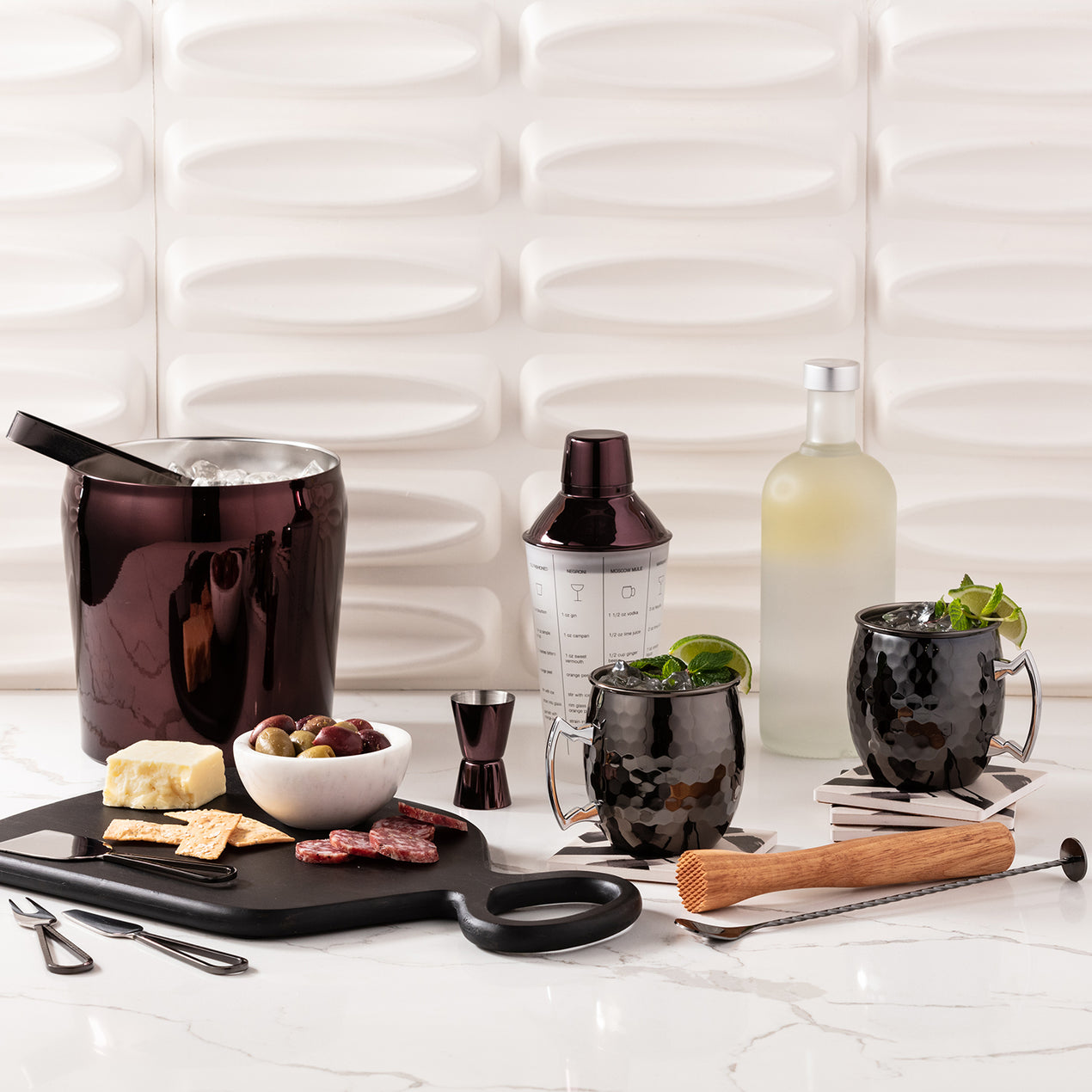 Bitten Milked Cocktail Shaker Biberon, Transparente, 7x18.5x7.5 cm :  : Casa e cucina