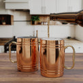 20 Oz Copper Beer Mug, Set of 2