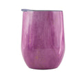 12 Oz Pink Agate Insulated Wine Tumblers, Set Of 2