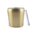 3 Quart Brushed Gold Insulated Ice Bucket