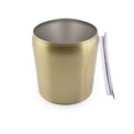 3 Quart Brushed Gold Insulated Ice Bucket