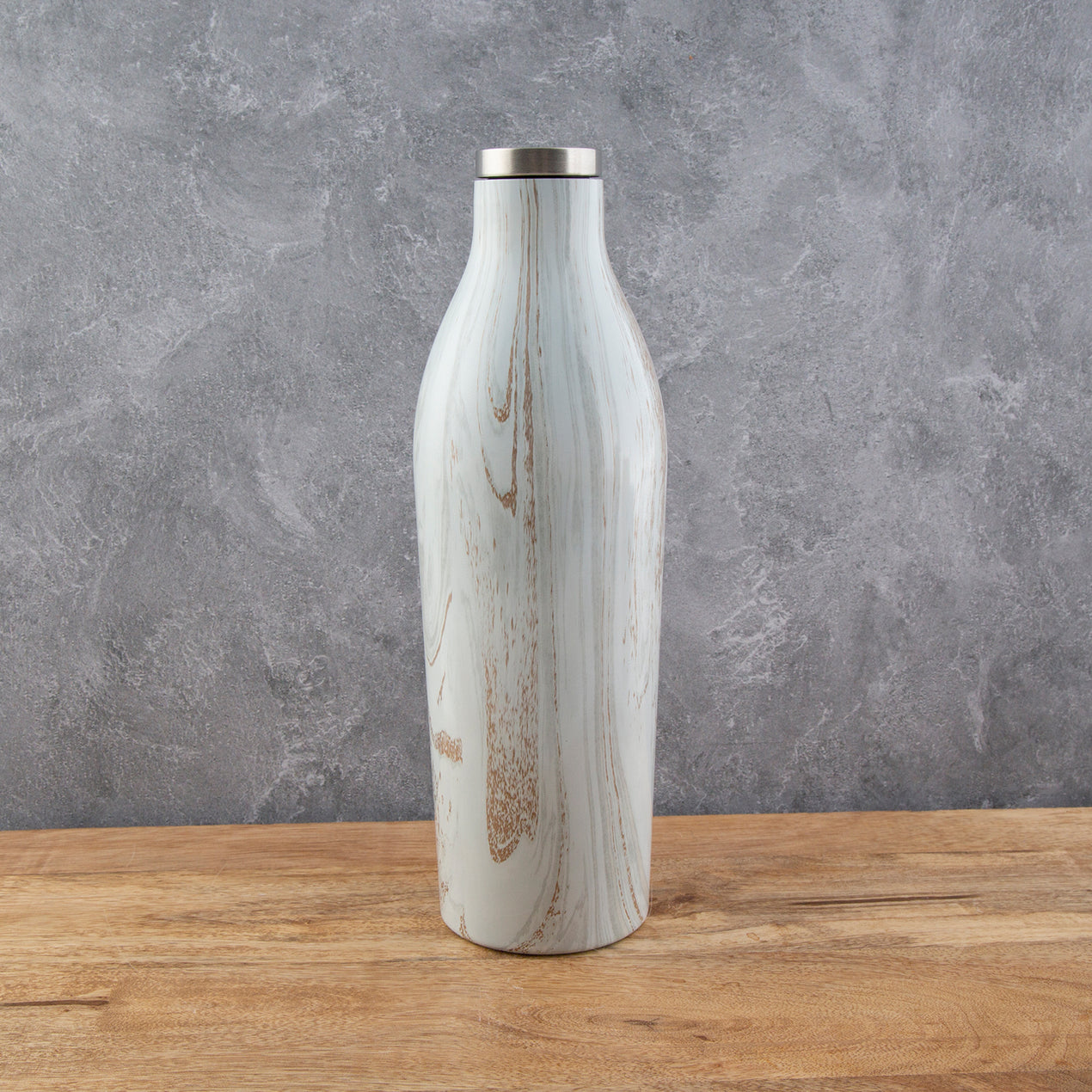 insulated stemless wine tumbler - marble — Design Roots