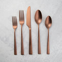 Marlise Copper Satin 20-Piece Flatware Set
